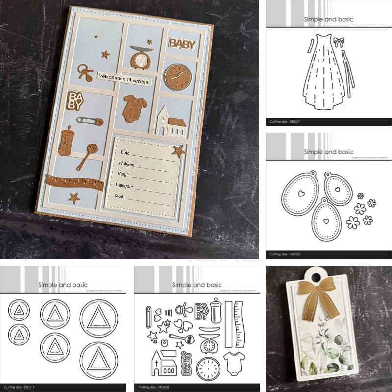 Baby Clothing Icon - Matrices de découpe en métal pour