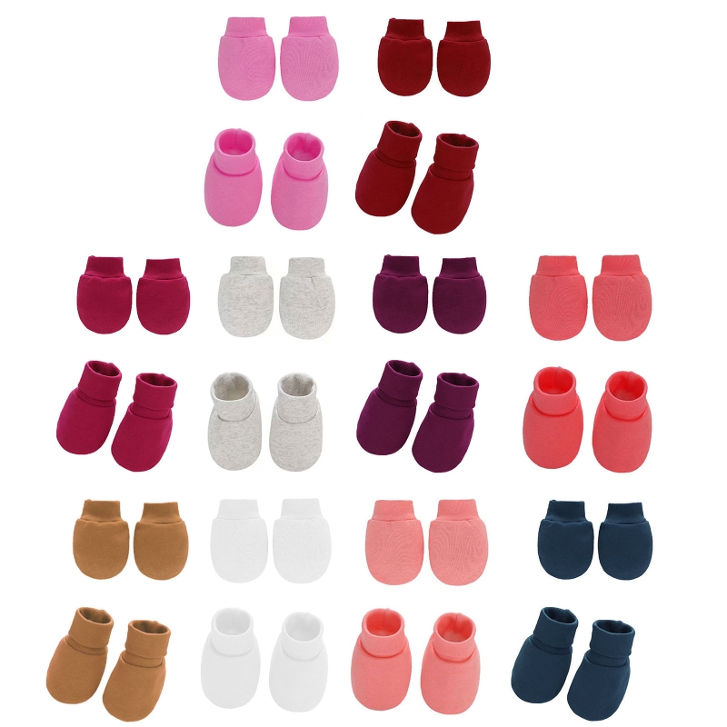 Baby Mittens Scratch - Gants en coton doux pour bébé,
