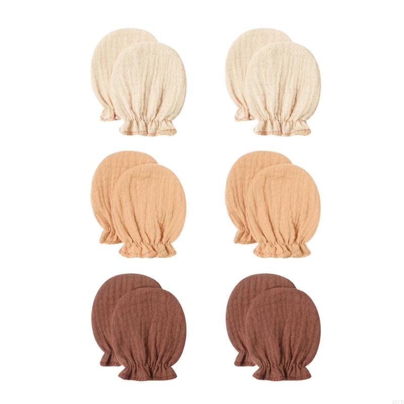 Baby Mittens Scratch - 1 ensemble mitaines pour nouveau-nés jusqu'à
