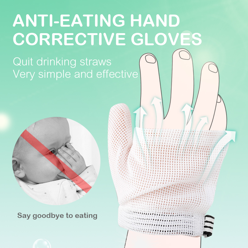 Baby Mittens Scratch - Gants anti-manger pour bébé, filet respirant,
