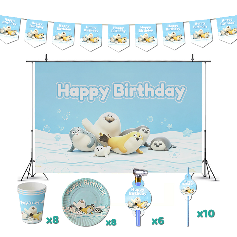 Baby Clothing Event - Décorations de fête d'anniversaire Thème Animal