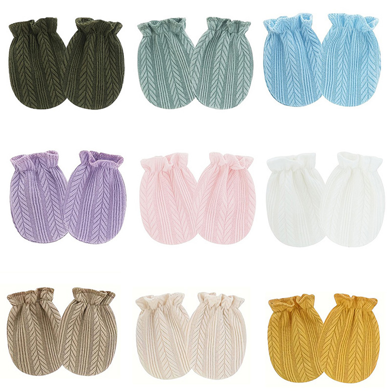 Baby Mittens Scratch - Gants pour nouveau-nés, 6 paires/lot, gants