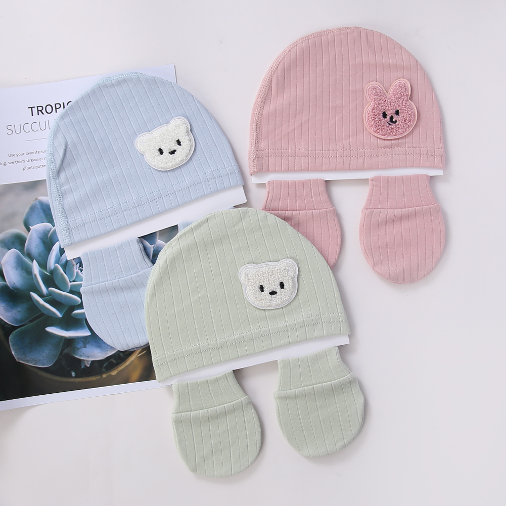 3 pièces/ensemble coton nouvea - Baby Mittens Scratch avis et prix