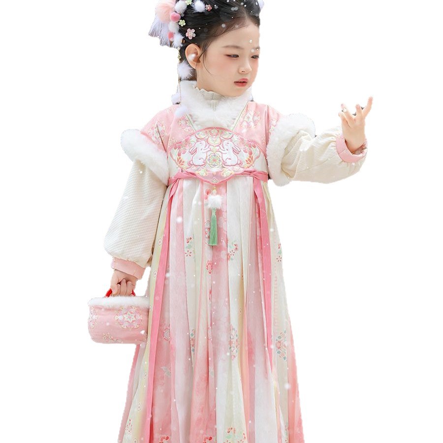 2025 filles fée Hanfu enfants  - Baby Clothing Winter avis et prix