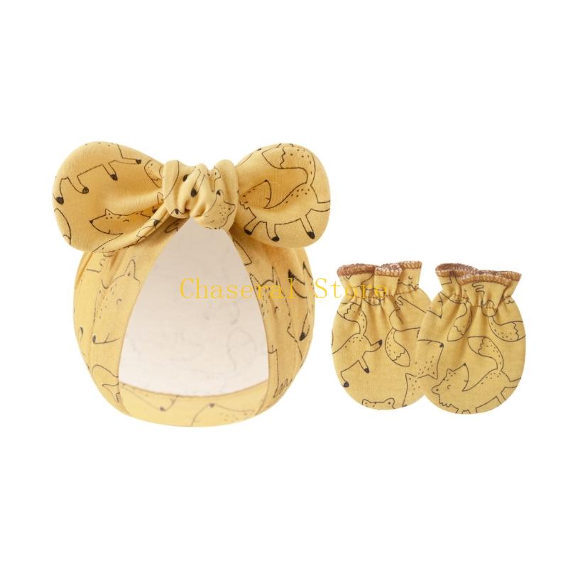 E7CE 4 Set Cotton Bowknot Bowk - Baby Mittens Scratch avis et prix
