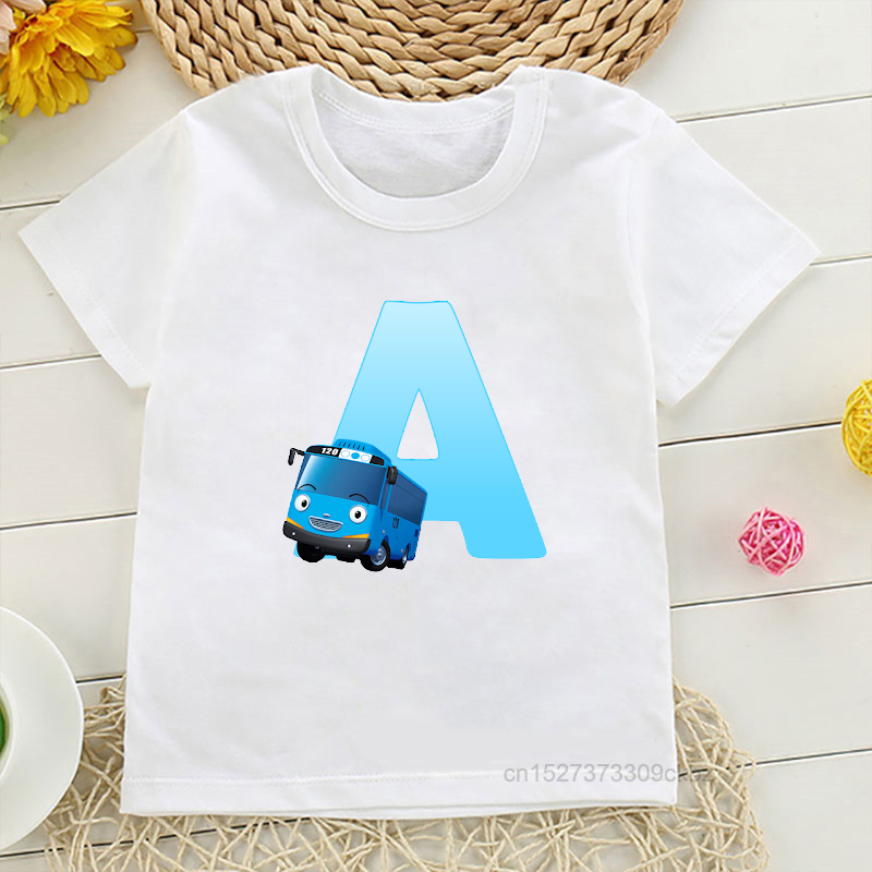 T-shirt Kawaii avec lettres A  - Baby Clothing Sale avis et prix