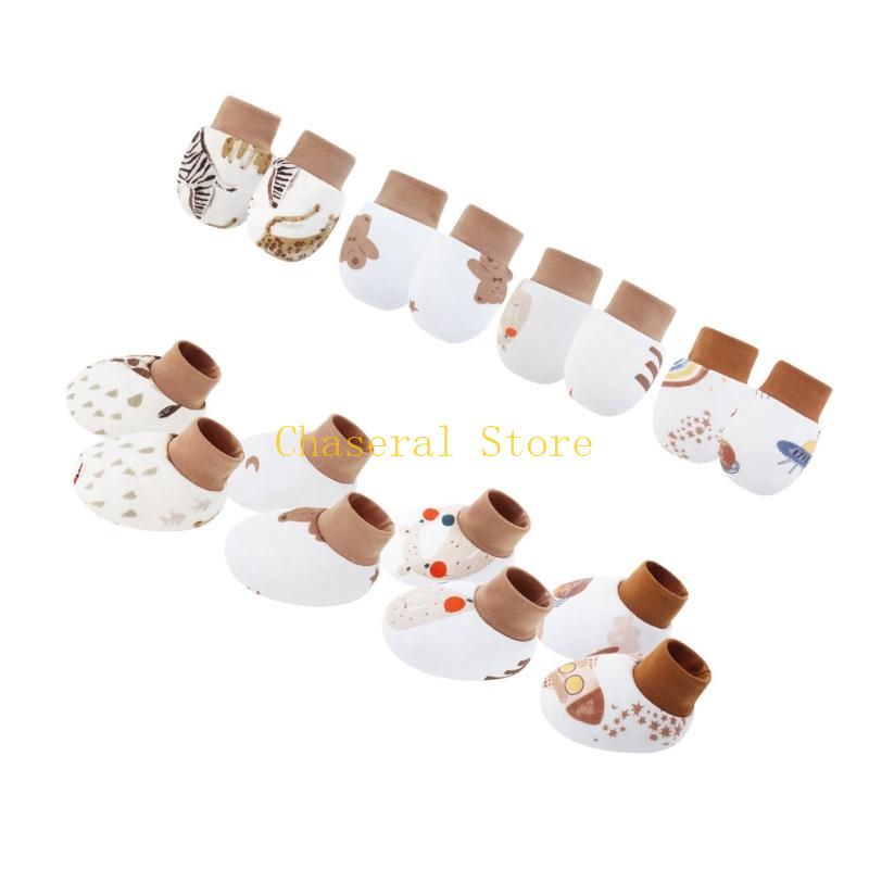E7CE – ensemble 4 mitaines en  - Baby Mittens Scratch avis et prix